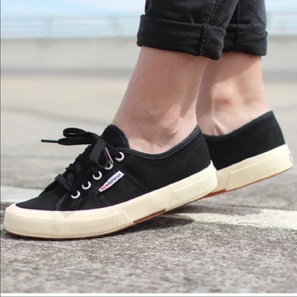 Superga Shoes - Superga 2750 Cotu Classic Sneakers Black Canvas